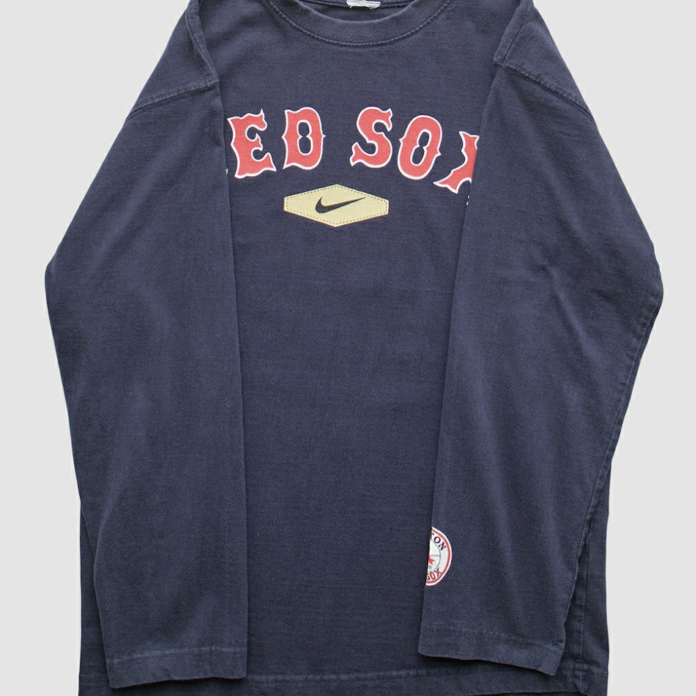 Boston Red Sox 2007 Long Sleeve T-shirt - Navy - XXVintage - Fanatics Sale