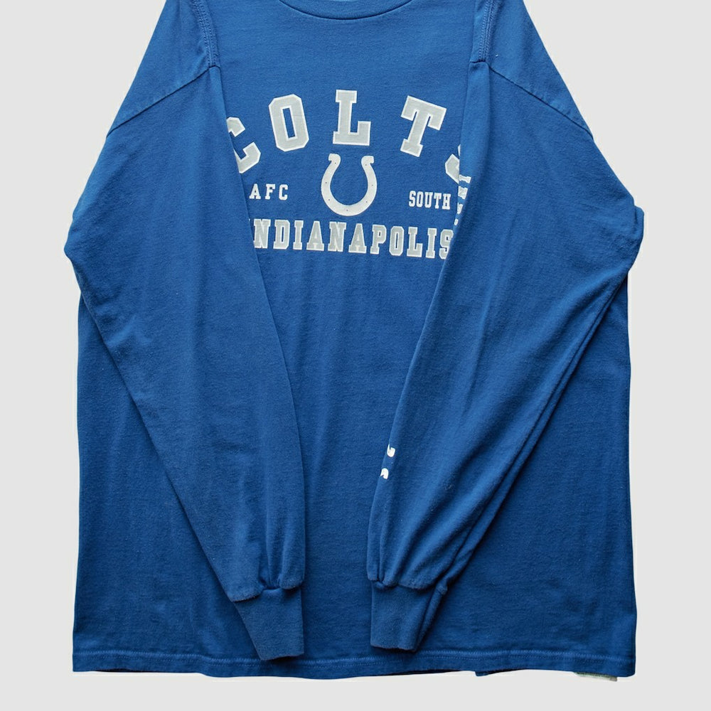 Fanatics Indianapolis Colts NFL 2000s Long Sleeve T-shirt Blue Vintage