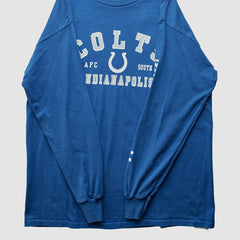 Fanatics Indianapolis Colts NFL 2000s Long Sleeve T-shirt Blue Vintage