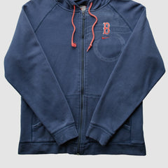 Boston Red Sox Nike 2000s Hooded Full Zip Sweatshirt - Navy - Vintage - Nike Discount