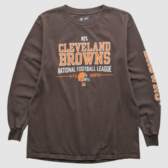 Fanatics Cleveland Browns NFL 2010s Long Sleeve T-shirt Brown Vintage