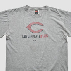 Cincinnati Reds Nike 2000s T-shirt - Heather Gray - Vintage - Nike on Sale