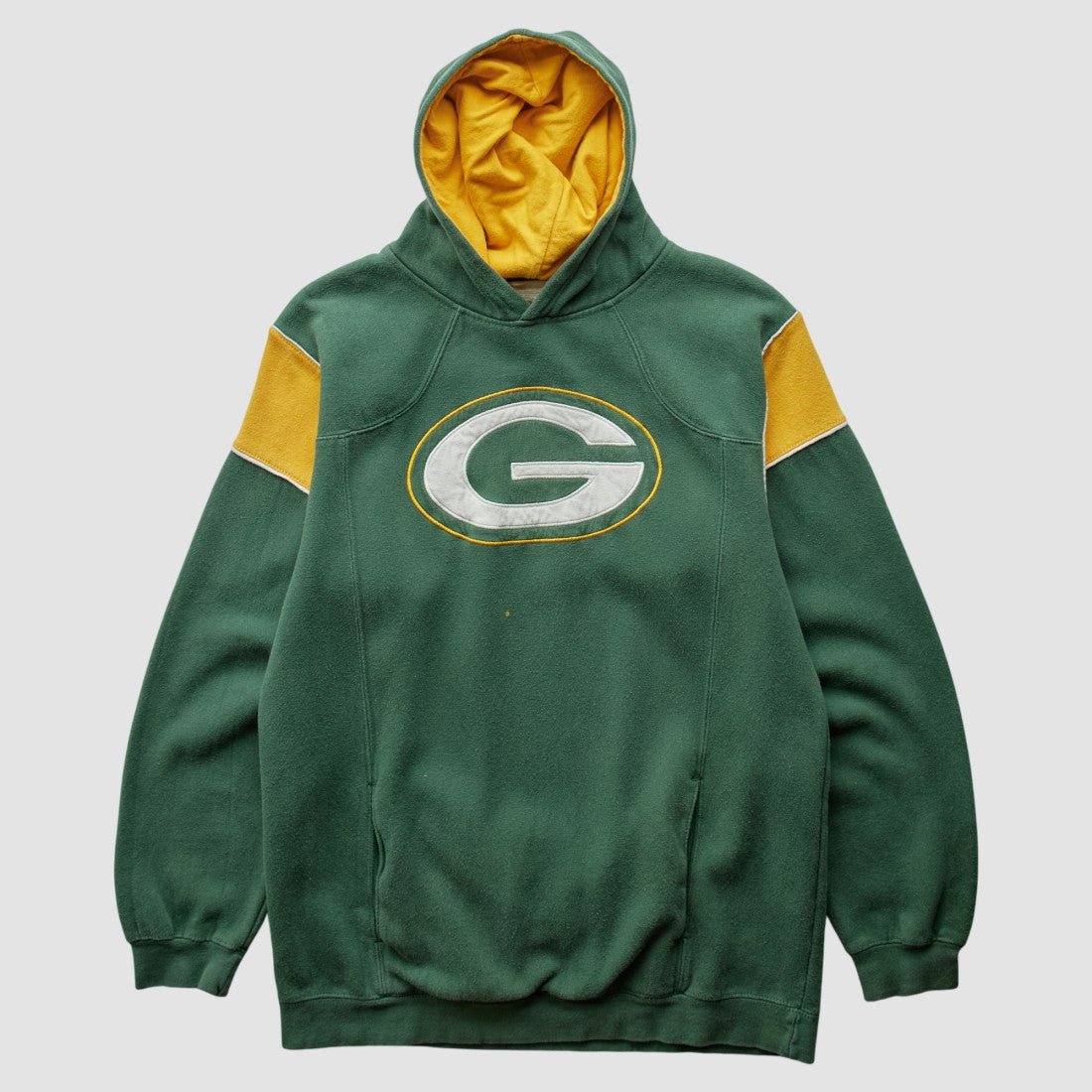 Fanatics Green Bay Packers NFL 2000s Hooded Sweatshirt Green Vintage