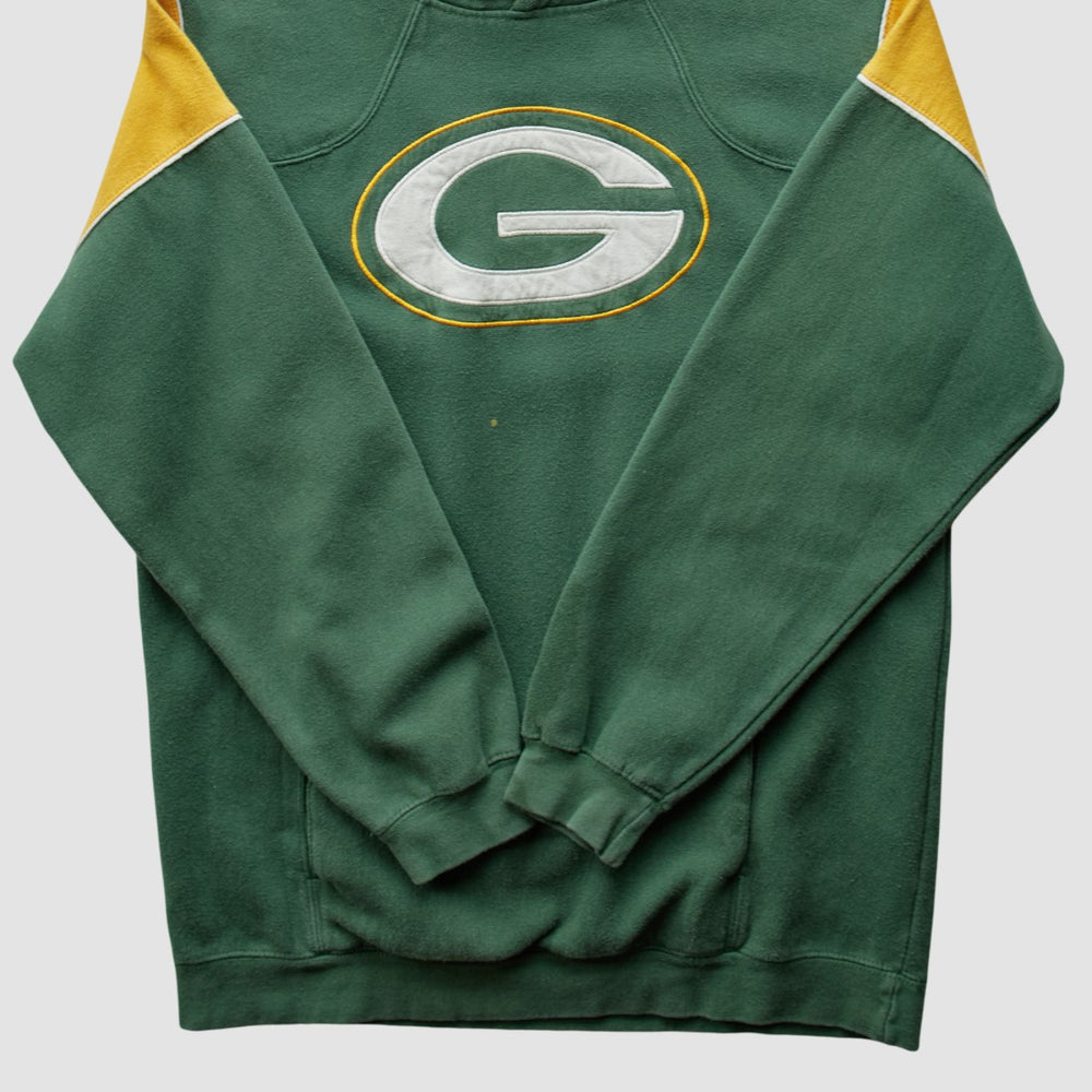 Fanatics Green Bay Packers NFL 2000s Hooded Sweatshirt Green Vintage