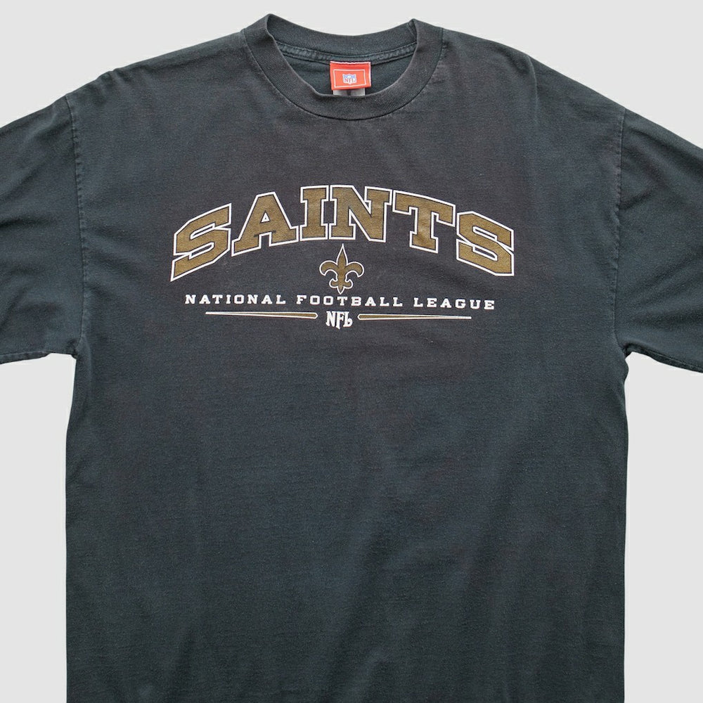 Fanatics New Orleans Saints NFL 2000s Long Sleeve T-shirt Black Vintage