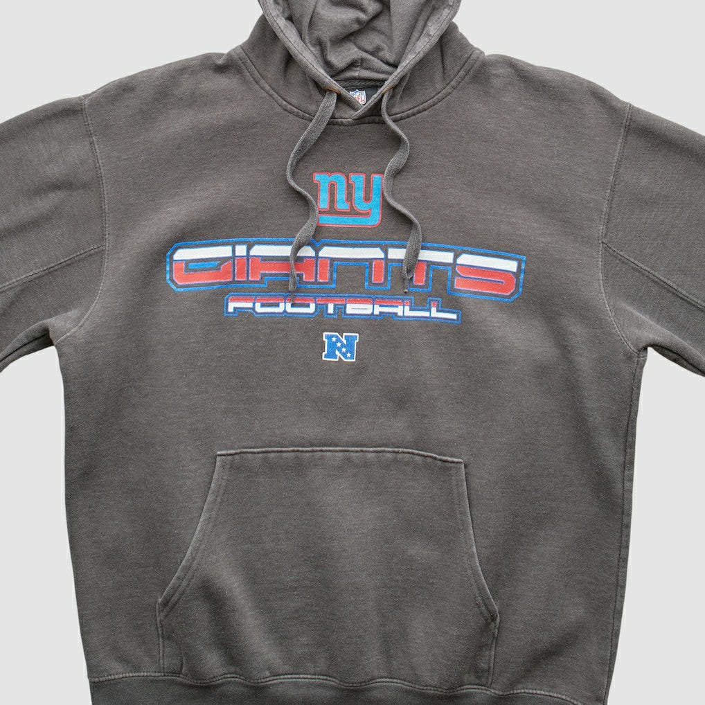Fanatics New York Giants NFL 2010s Hooded Pullover Sweatshirt Charcoal Vintage