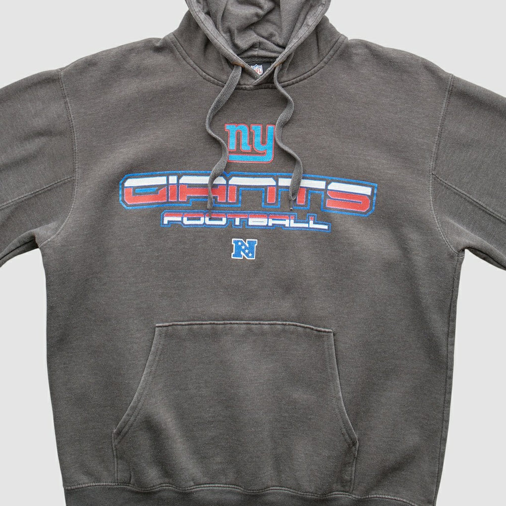 Fanatics New York Giants NFL 2010s Hooded Pullover Sweatshirt Charcoal Vintage