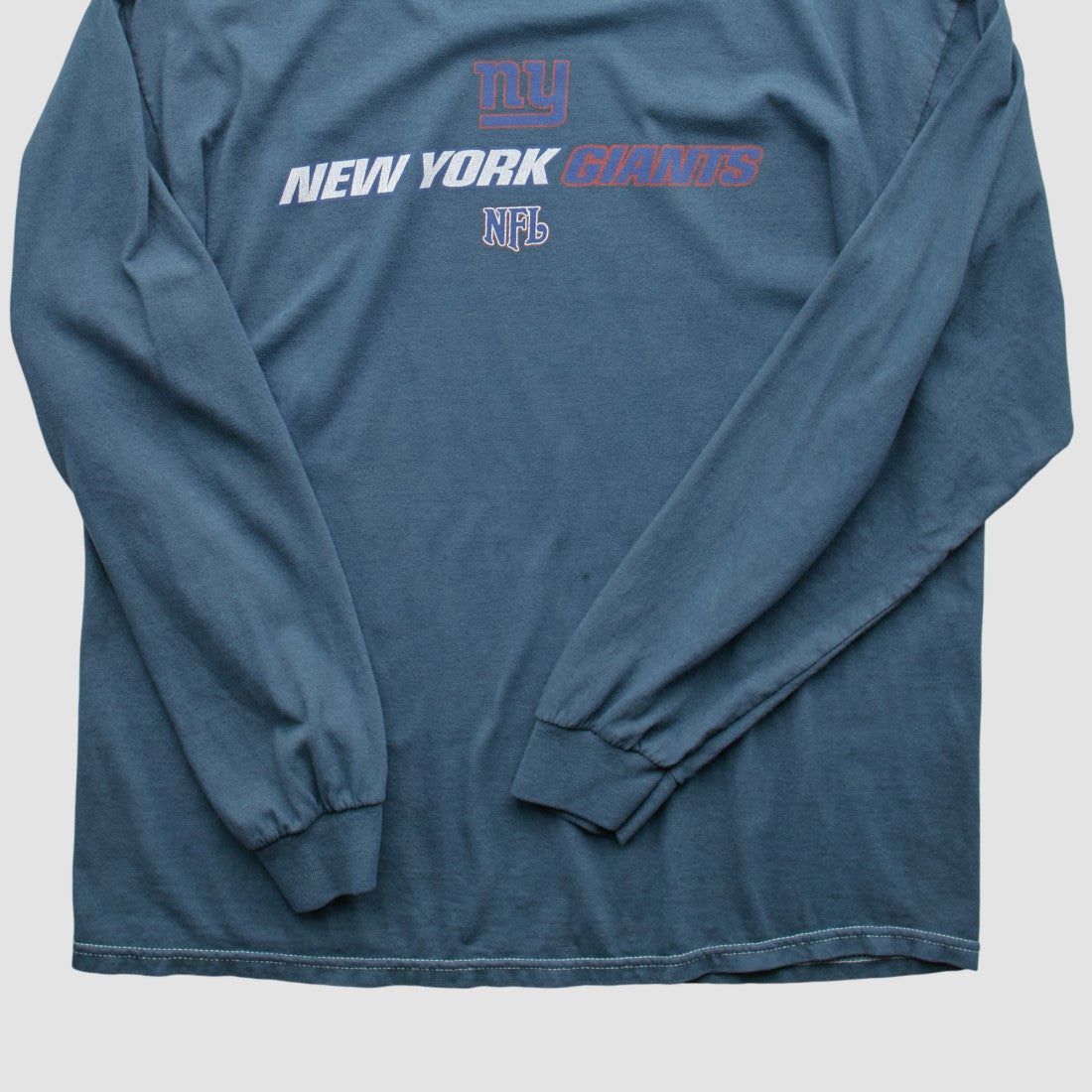 Fanatics New York Giants NFL 2000s Long Sleeve T-shirt Blue Vintage