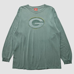 Fanatics Green Bay Packers 2000s Long Sleeve T-shirt Green Vintage