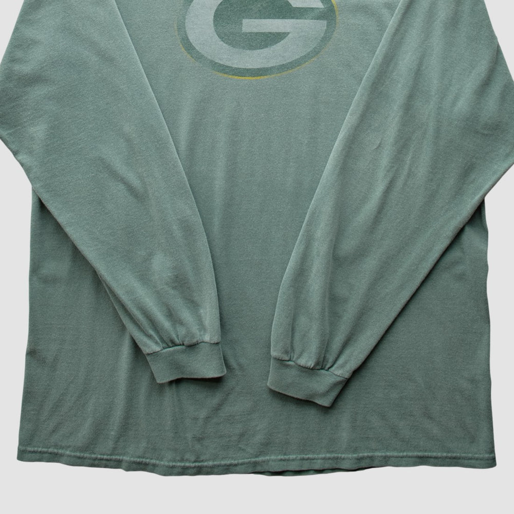 Fanatics Green Bay Packers 2000s Long Sleeve T-shirt Green Vintage