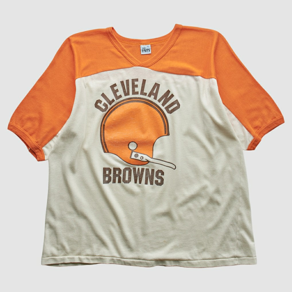 Fanatics Cleveland Browns The Knits 80s T-shirt White Vintage