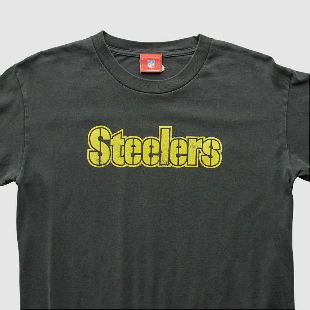 Fanatics Pittsburgh Steelers NFL 2000s Long Sleeve T-shirt Black Vintage