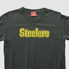 Fanatics Pittsburgh Steelers NFL 2000s Long Sleeve T-shirt Black Vintage