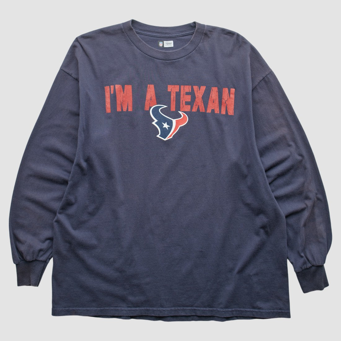 Fanatics Houston Texans NFL 2010s Long Sleeve T-shirt Navy Vintage