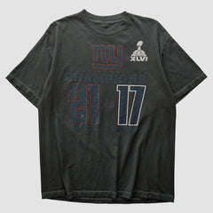 Fanatics Superbowl XLVI 2012 T-shirt Charcoal Vintage
