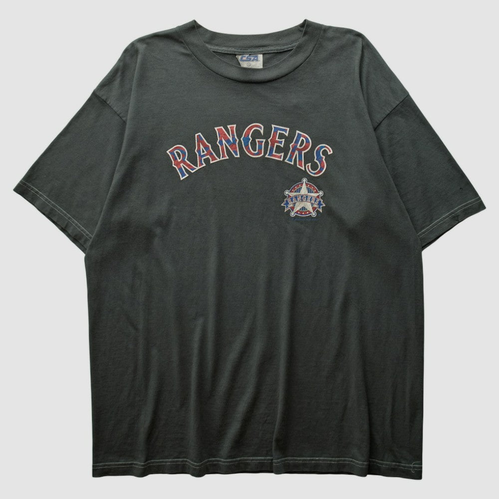 Texas Rangers CSA 2000s T-shirt - Charcoal - Vintage - Fanatics Online