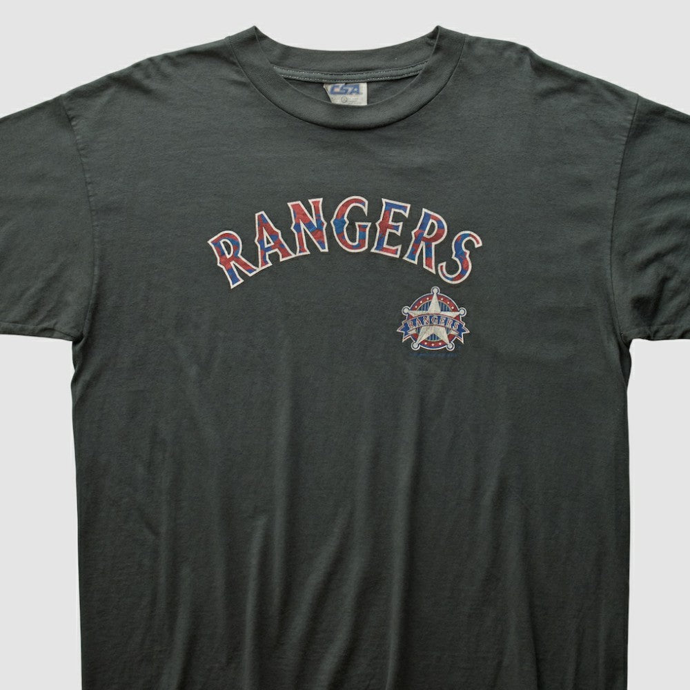 Texas Rangers CSA 2000s T-shirt - Charcoal - Vintage - Fanatics Online