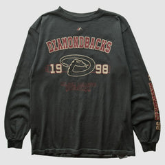 Arizona Diamondbacks Majestic 1998 Long Sleeve T-shirt - Charcoal - XVintage - Fanatics Sale