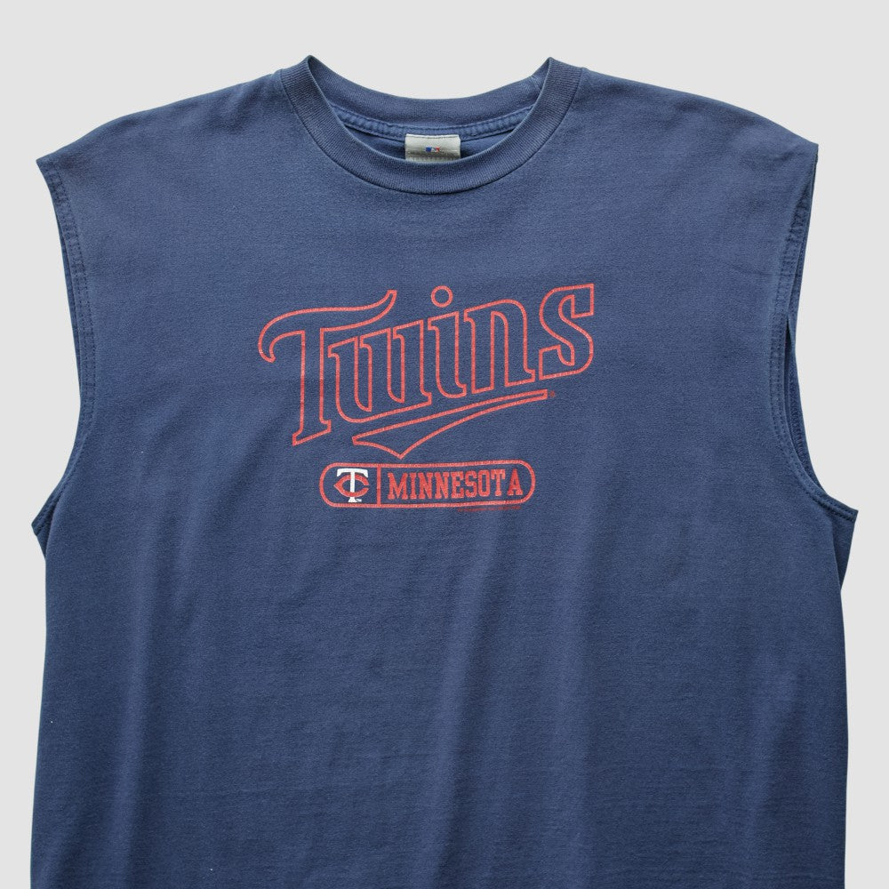 Minnesota Twins MLB 2000s Tank - Navy - Vintage - Fanatics on Sale