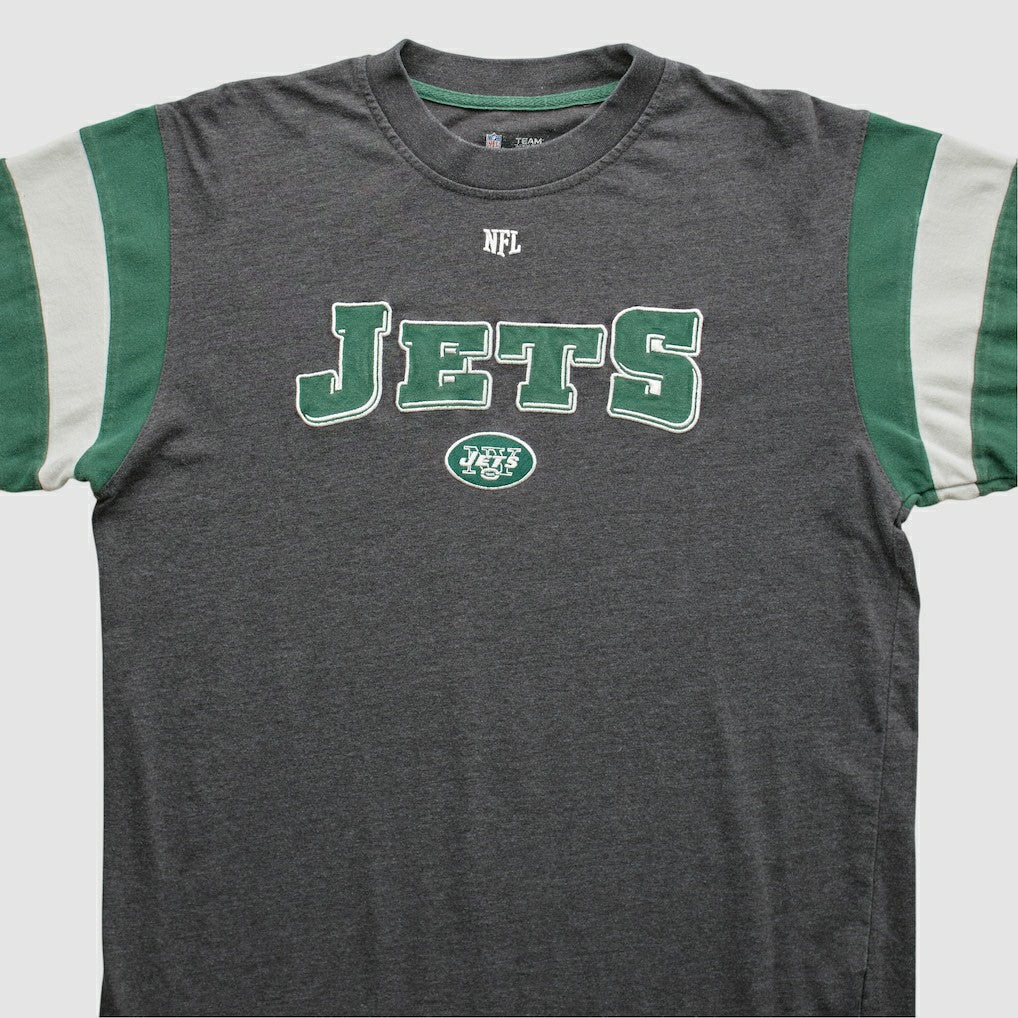 Fanatics New York Jets NFL 2010s Long Sleeve T-shirt Gray Vintage