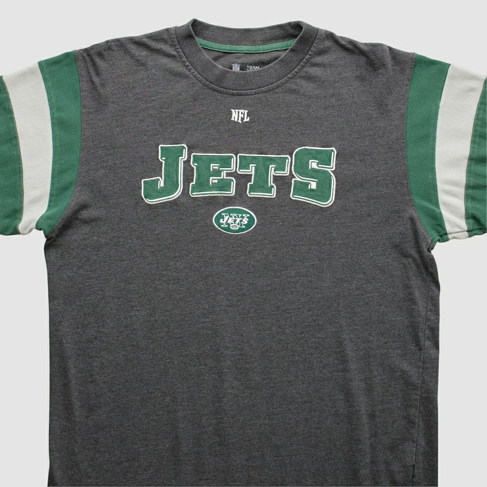 Fanatics New York Jets NFL 2010s Long Sleeve T-shirt Gray Vintage