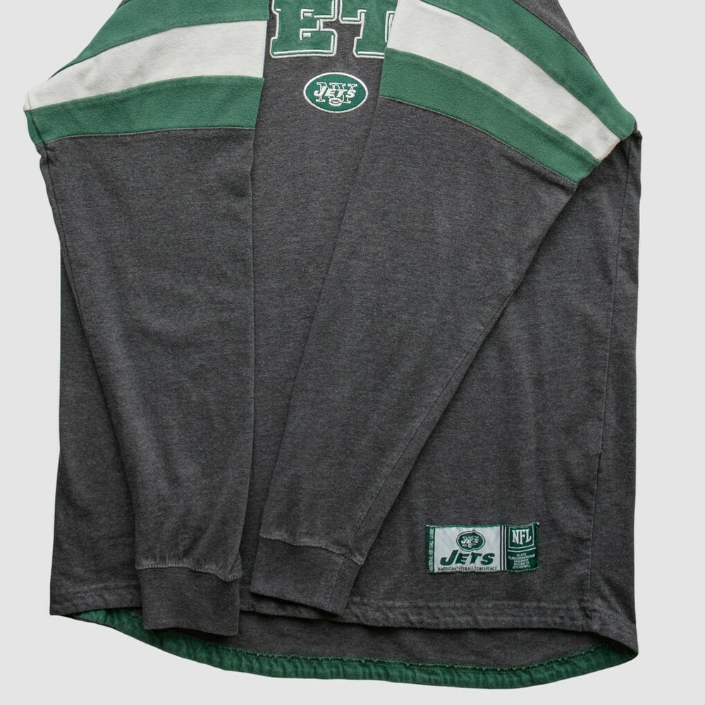 Fanatics New York Jets NFL 2010s Long Sleeve T-shirt Gray Vintage