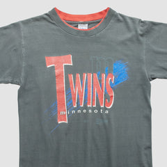 Minnesota Twins Salem 90s T-shirt - Gray - Vintage - Fanatics Online