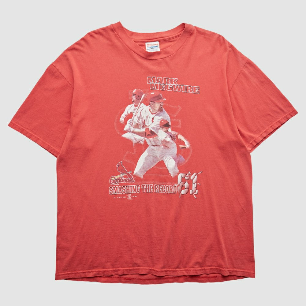 St. Louis Cardinals Hanes 1998 T-shirt - Red - Vintage - Fanatics Online