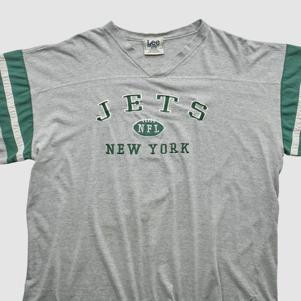 Fanatics New York Jets Lee Sport 90s T-shirt Gray Vintage