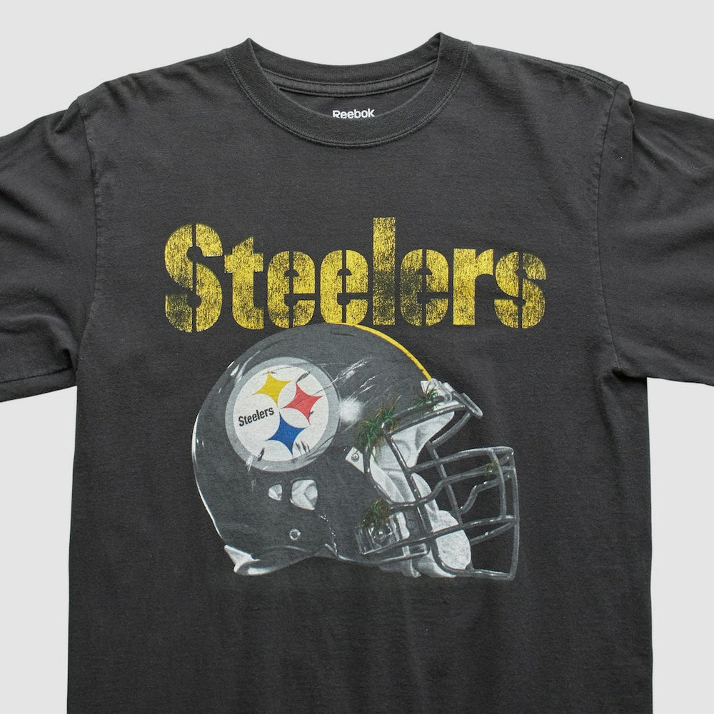 Fanatics Pittsburgh Steelers Reebok 2010s Long Sleeve T-shirt Black Vintage