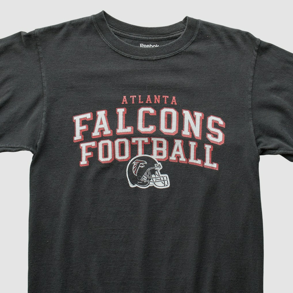 Fanatics Atlanta Falcons Reebok 2000s Long Sleeve T-shirt Black Vintage