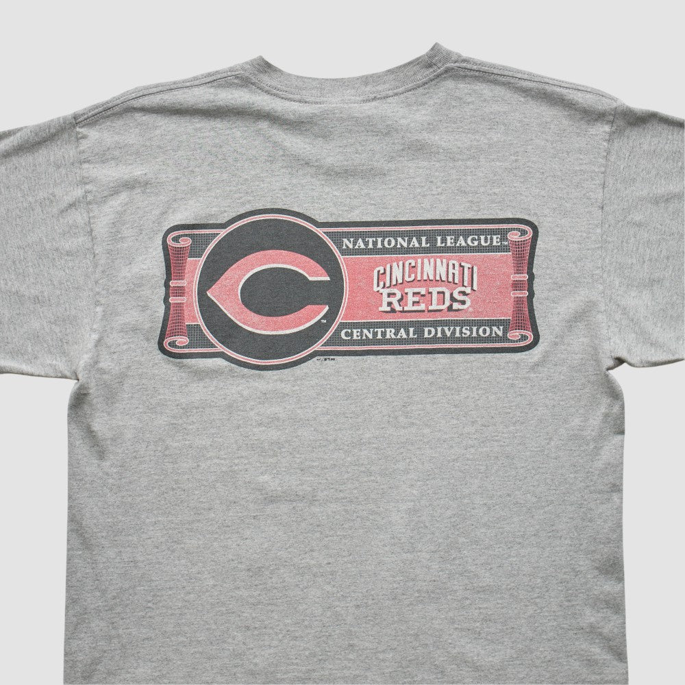 Cincinnati Reds Nike 2000s T-shirt - Heather Gray - Vintage - Nike Lifestyle