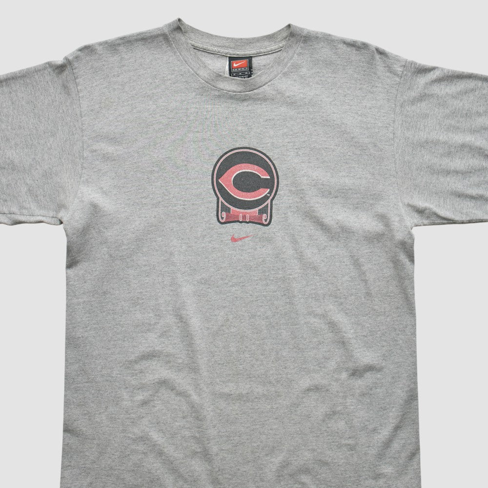 Cincinnati Reds Nike 2000s T-shirt - Heather Gray - Vintage - Nike Lifestyle