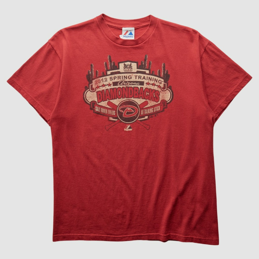 Arizona Diamondbacks Majestic 2012 T-shirt - Red - Vintage - Fanatics Sale
