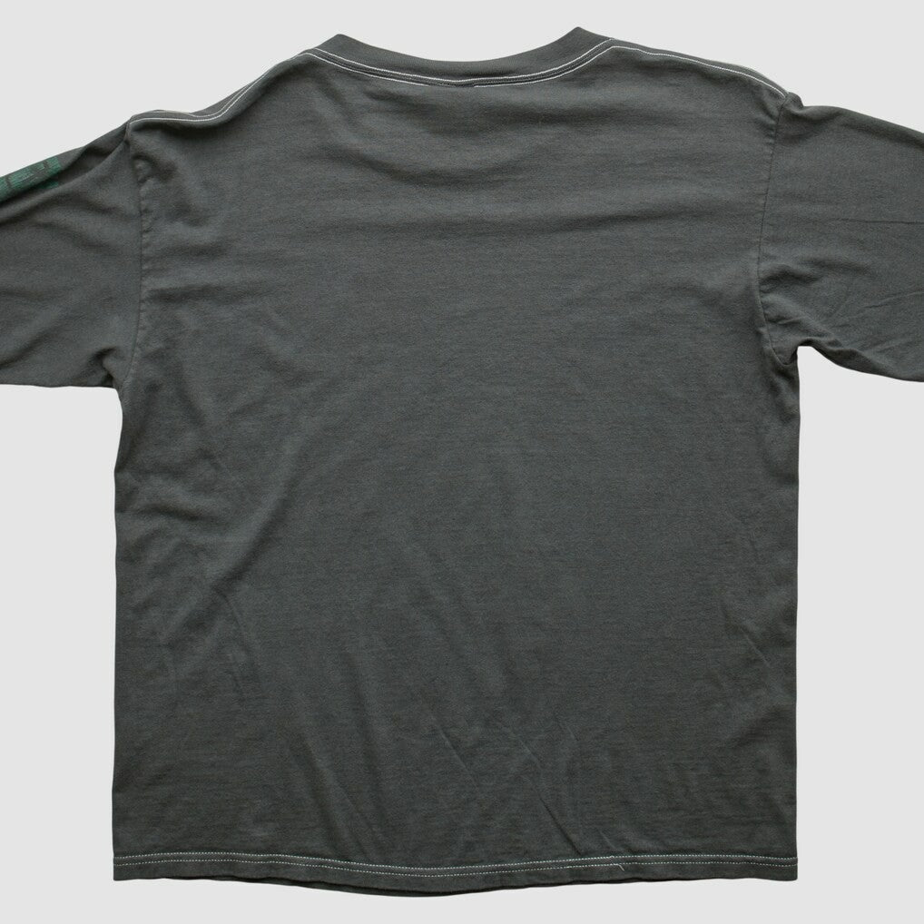 Fanatics Green Bay Packers NFL 2000s Long Sleeve T-shirt Charcoal Vintage
