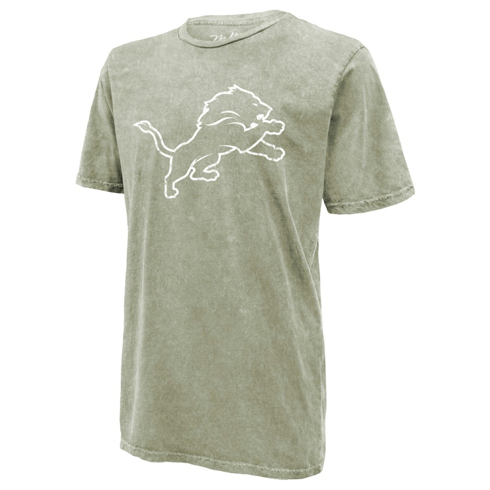 Jahmyr Gibbs Detroit Lions Majestic Threads Mineral Wash Name & Number T-Shirt Moss Green