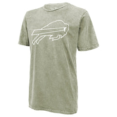 Josh Allen Buffalo Bills Majestic Threads Mineral Wash Name & Number T-Shirt Moss Green