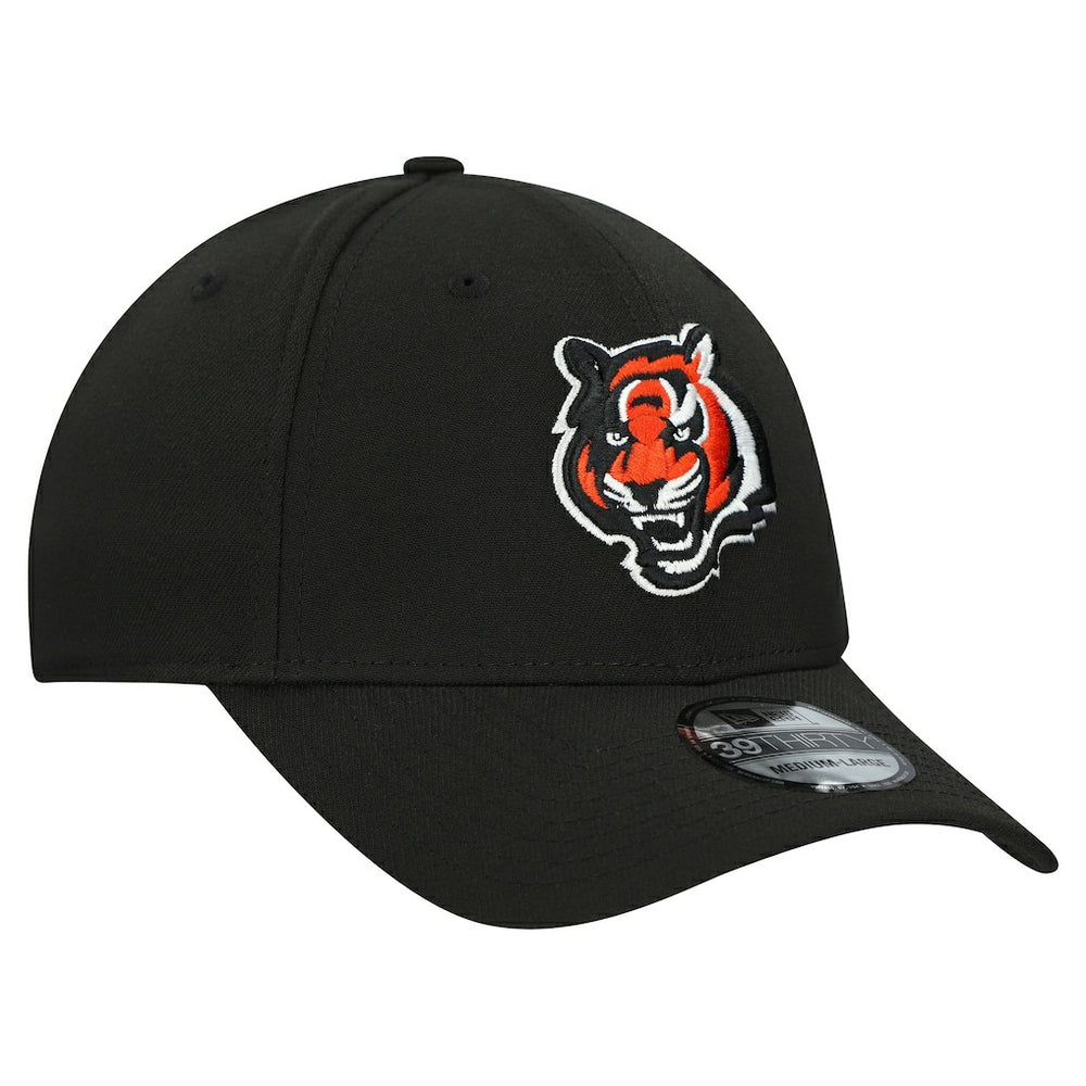 Cincinnati Bengals New Era Main 39THIRTY Flex Hat Black