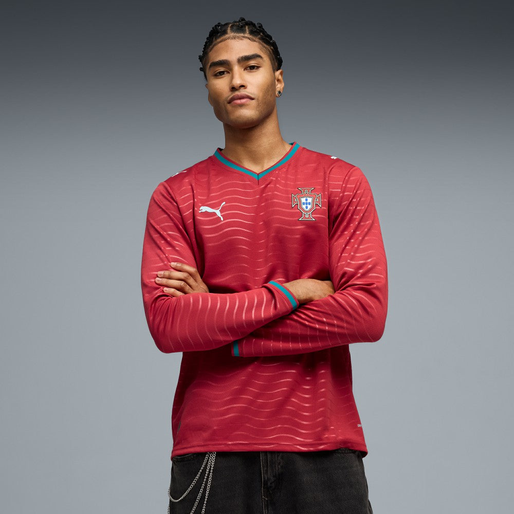 Portugal National Team 2026 Home Replica Long Sleeve Jersey Red - Puma for sale