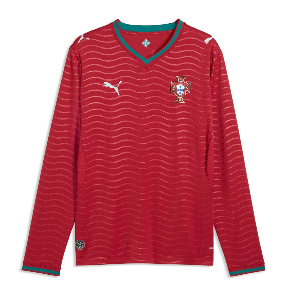 Portugal National Team 2026 Home Replica Long Sleeve Jersey Red - Puma for sale