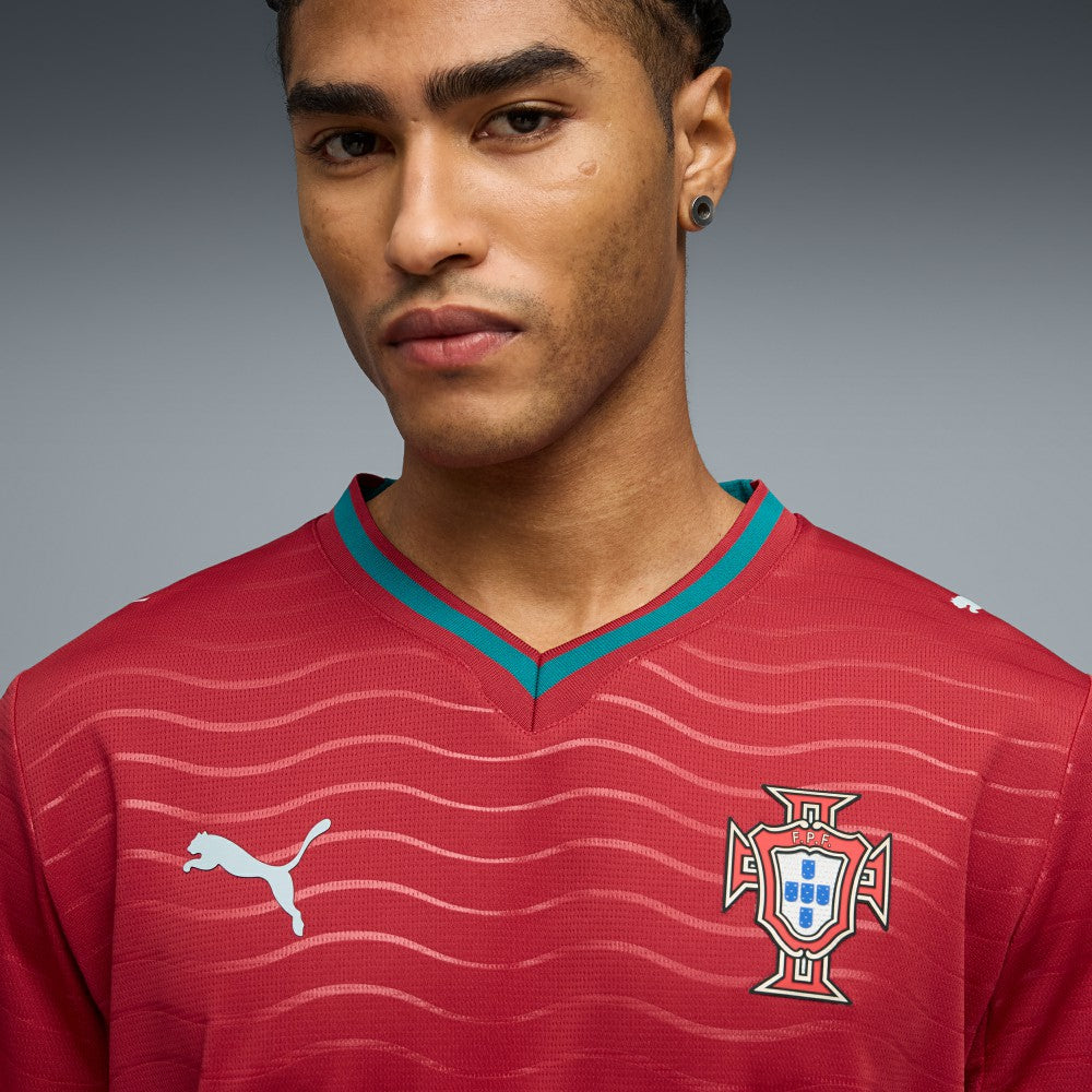 Portugal National Team 2026 Home Replica Long Sleeve Jersey Red - Puma for sale