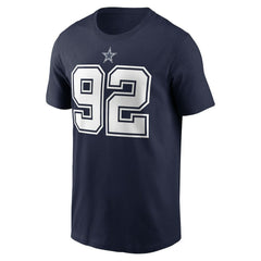 Nike Quinnen Williams Dallas Cowboys Player Name & Number T-Shirt Navy