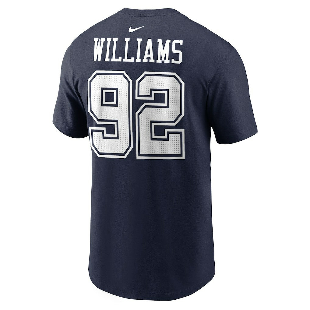 Nike Quinnen Williams Dallas Cowboys Player Name & Number T-Shirt Navy