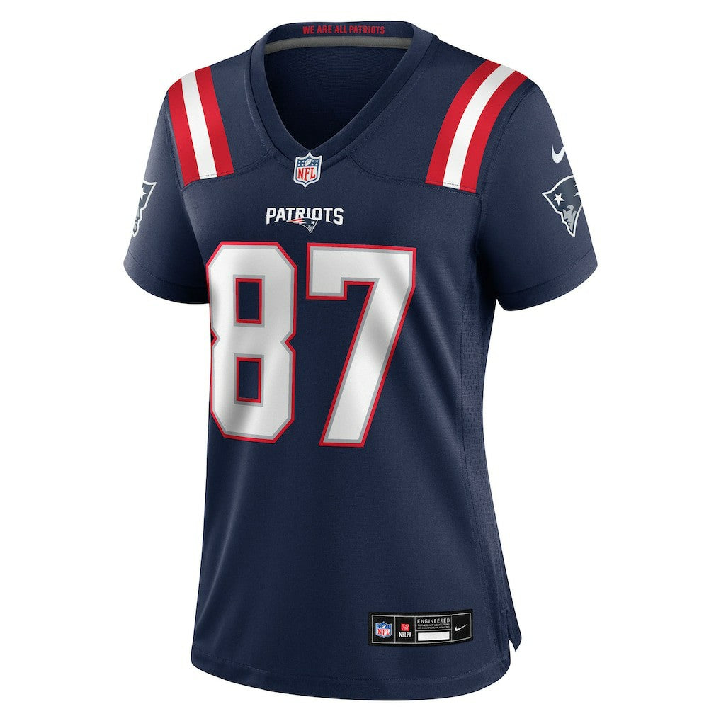 Nike Rob Gronkowski New England Patriots Women's Team Retired Player Game Jersey Navy