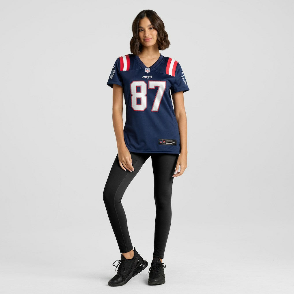 Nike Rob Gronkowski New England Patriots Women's Team Retired Player Game Jersey Navy