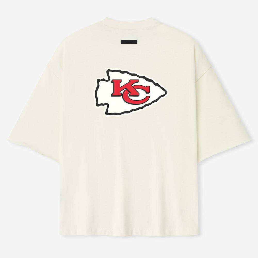 Kansas City Chiefs Fear of God x NFL Unisex 3/4-Sleeve T-Shirt Cream