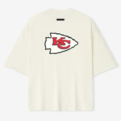 Kansas City Chiefs Fear of God x NFL Unisex 3/4-Sleeve T-Shirt Cream