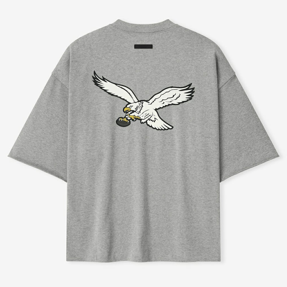 Philadelphia Eagles Fear of God x NFL Unisex 3/4-Sleeve T-Shirt Heather Gray