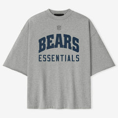 Chicago Bears Fear of God x NFL Unisex 3/4-Sleeve T-Shirt Heather Gray