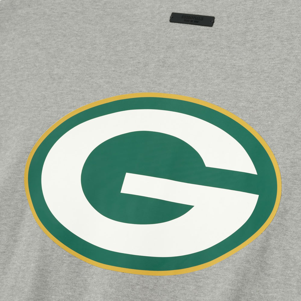 Green Bay Packers Fear of God x NFL Unisex 3/4-Sleeve T-Shirt Heather Gray